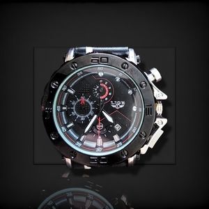 Lige Men's Watch Black